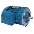 Weg 00118ET3ER143TC-W22, TEFC, 1 hp, 208/230/460 V, 60 Hz, 3 phase, 143TC , 1760 rpm, Footless 00118ET3ER143TC-W22